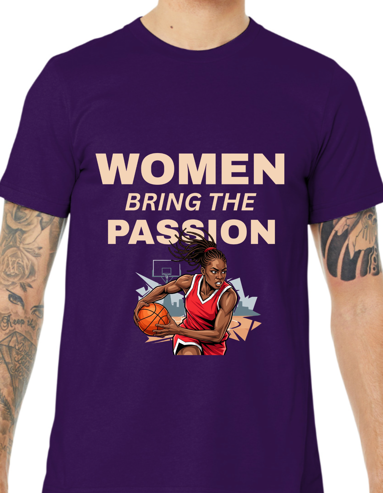Women Bring The Passion T-Shirt (Multiple Colors)