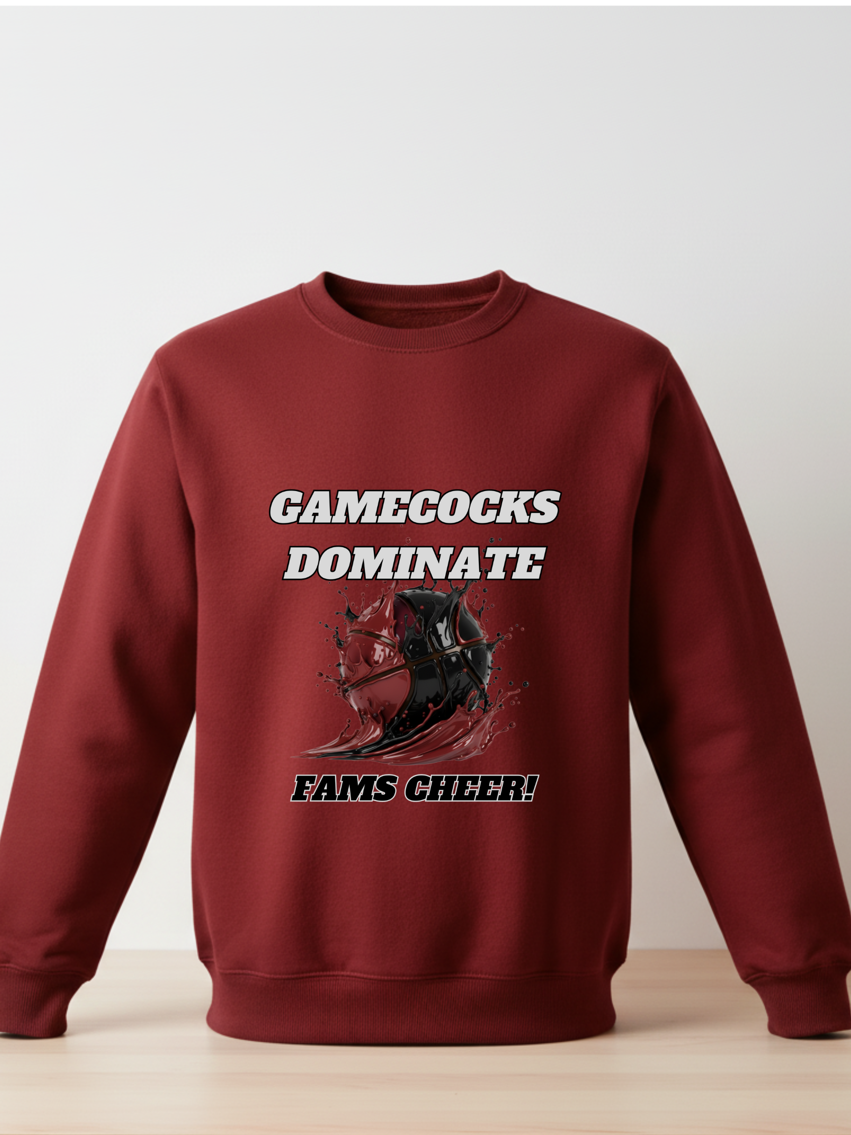 Gamecocks Team Spirit Sweatshirt/Long & Short Sleeve - Garnet