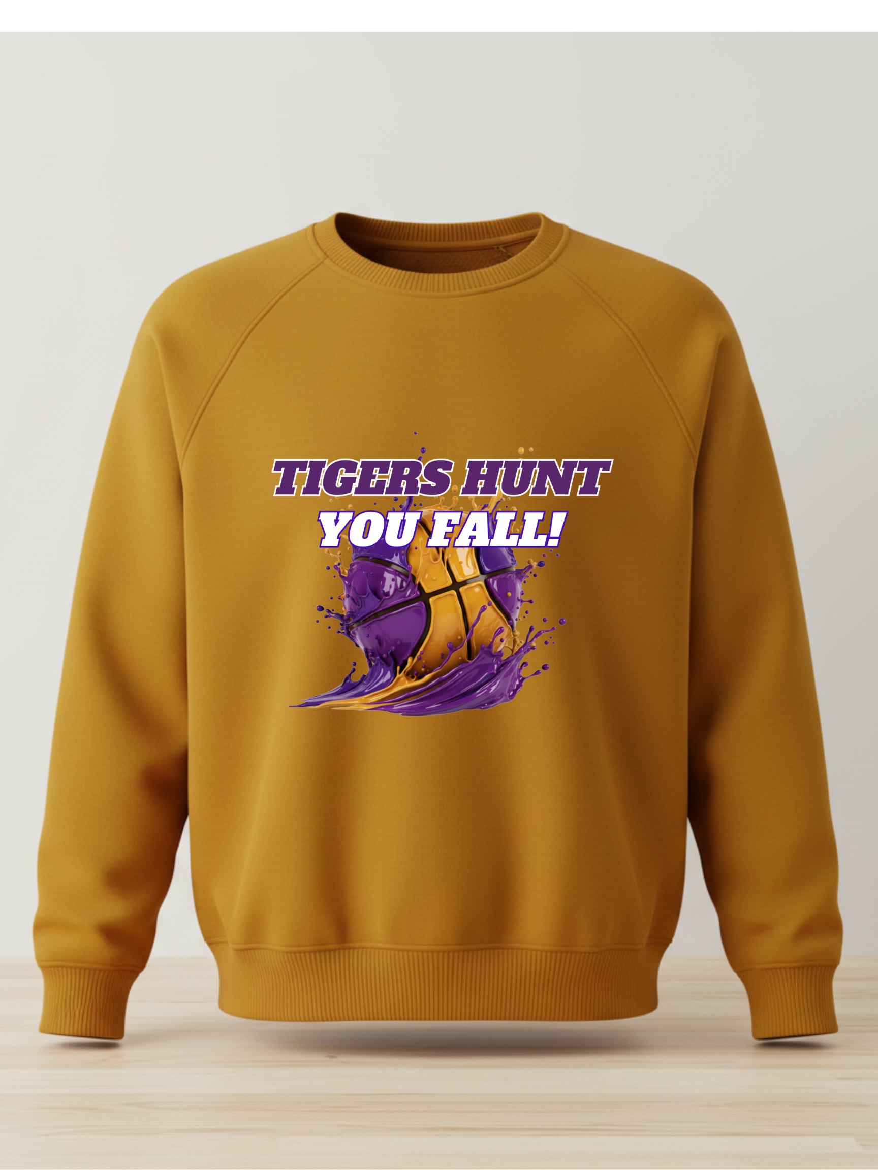 Tigers Basketball Graphic Sweatshirt / Long & Short Sleeve Tees