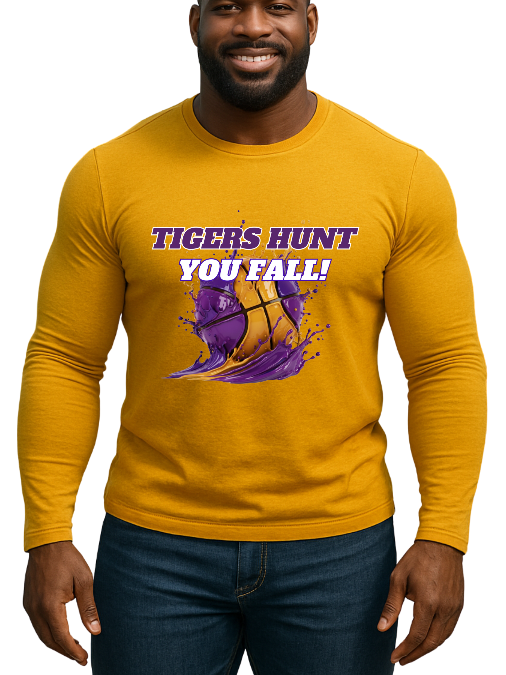 Tigers Basketball Graphic Sweatshirt / Long & Short Sleeve Tees