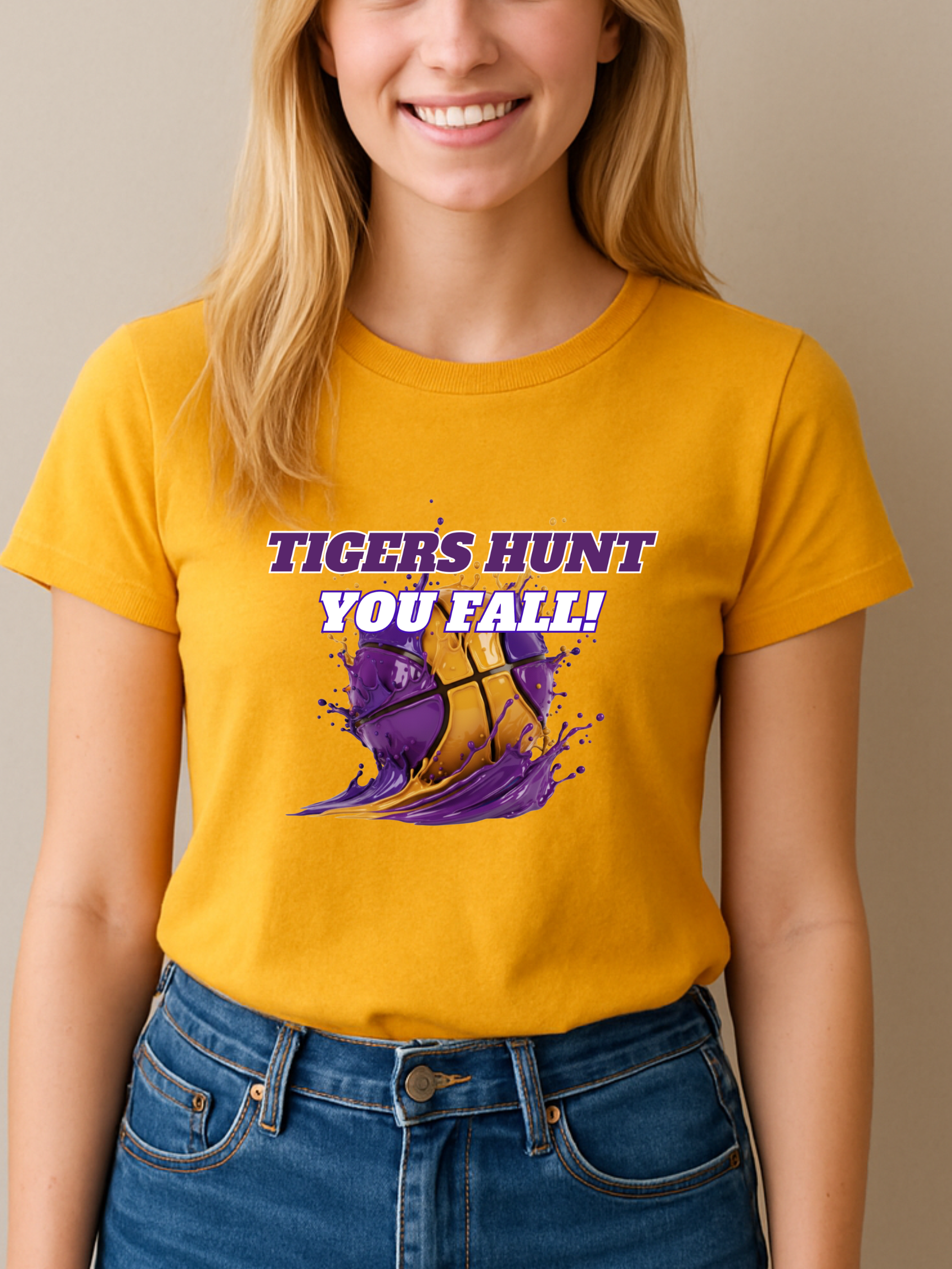Tigers Basketball Graphic Sweatshirt / Long & Short Sleeve Tees