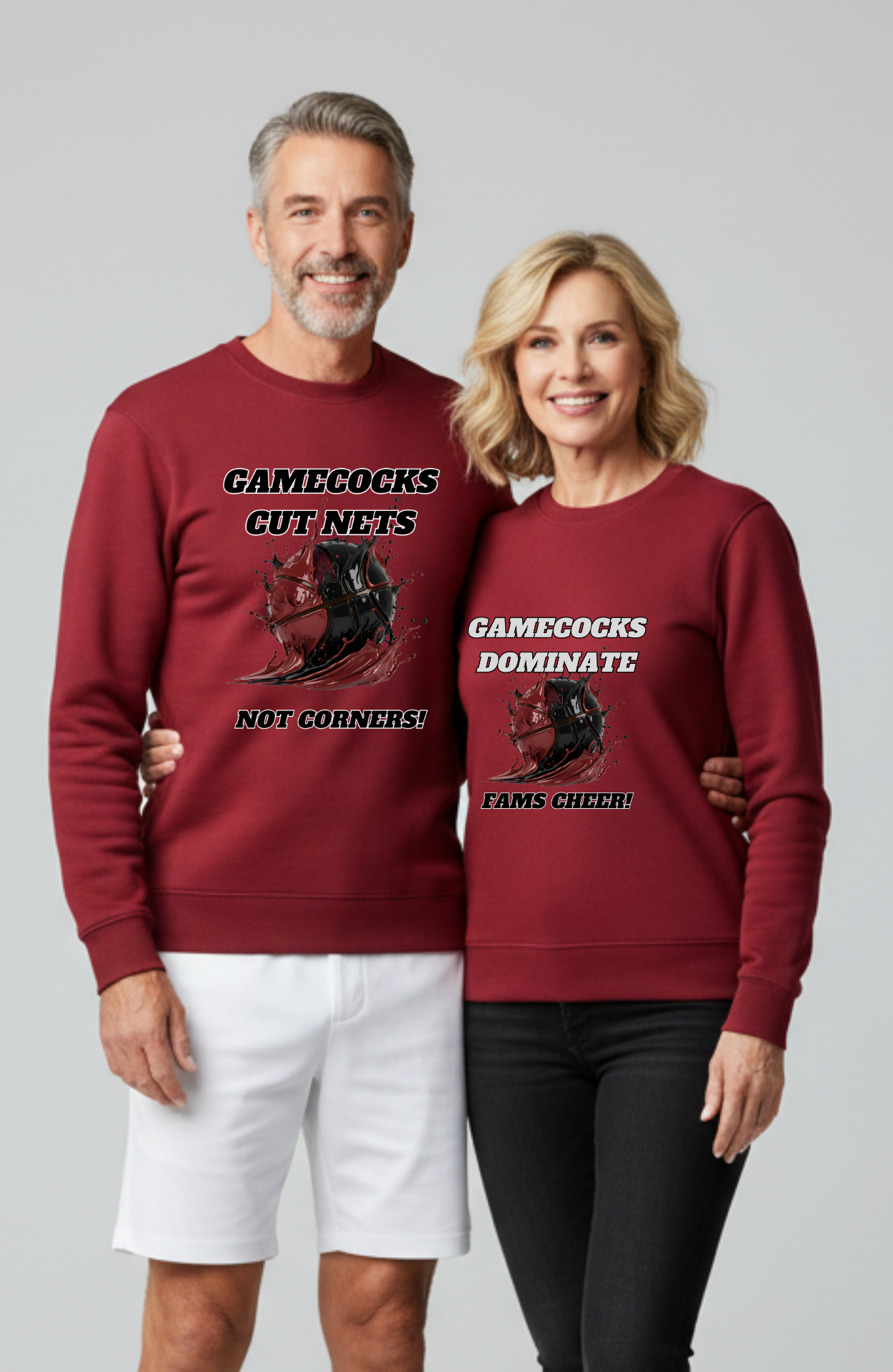 Gamecocks Team Spirit Sweatshirt/Long & Short Sleeve - Garnet