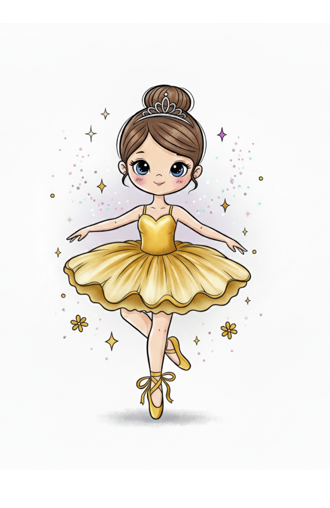 Custom Ballerina T-Shirt (Add customization details in the order notes)