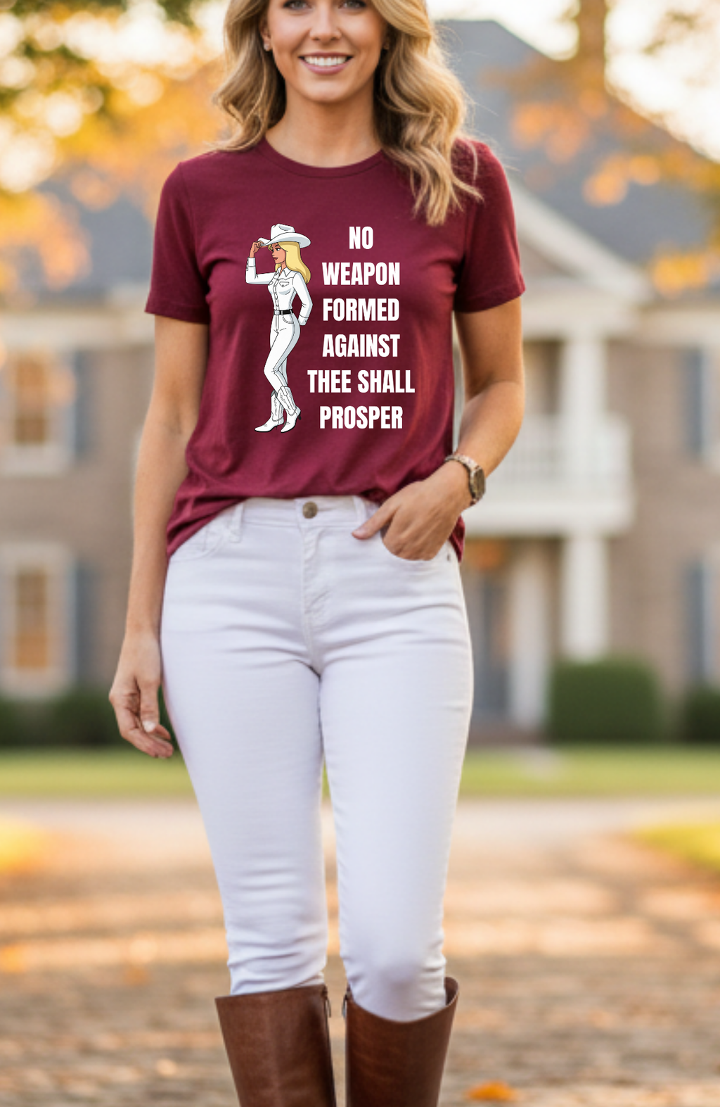 No Weapon Formed Against Thee T-Shirt