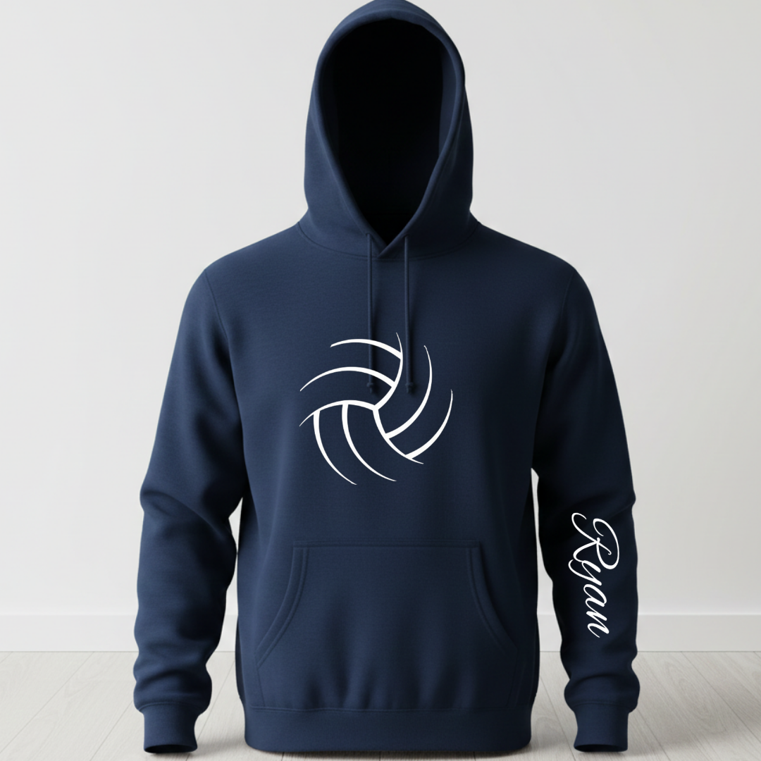 Volleyball Sweatshirt with Custom Name