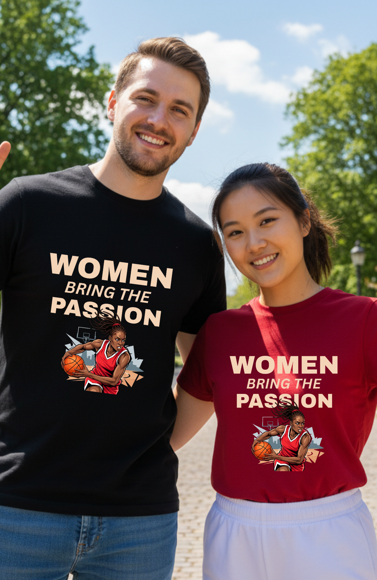 Women Bring The Passion T-Shirt (Multiple Colors)